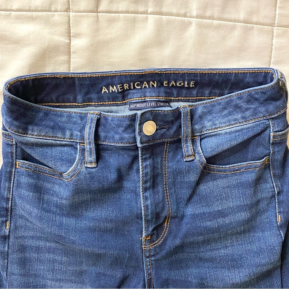 American Eagle Outfitters Blue Skinny Jeans